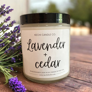 Lavender & Cedar | Handpoured Soy Wax Candle