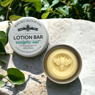 Eucalyptus Mint Natural Solid Lotion Bar | Heal | Moisturize